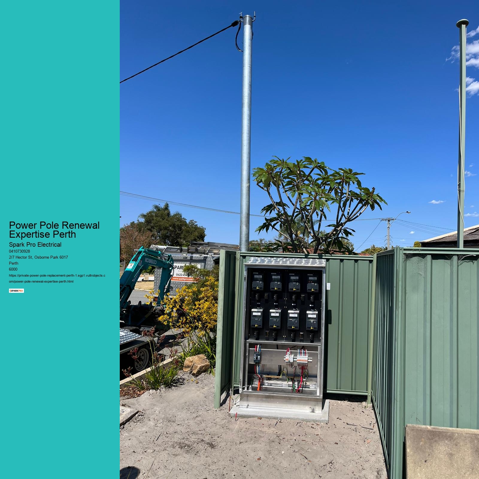 Perth's Reliable Power Pole Replacement